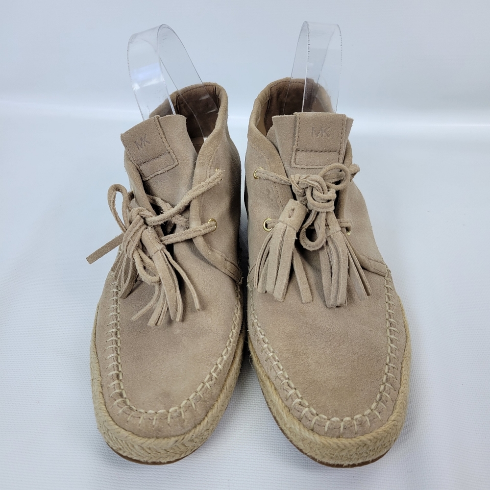 MICHAEL KORS Suede Leather Boots Sz 10 - Picture 5 of 11
